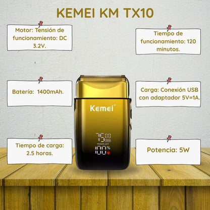 AFEITADORA KEMEI  KM-TX10